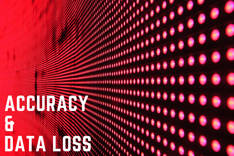 accuracy and data loss in GIS