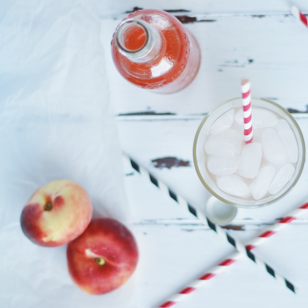 Clear Drinking Glass On White Table raster image