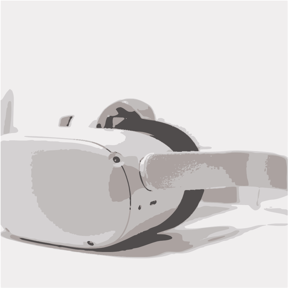 White And Black Beats By Dr Dre Headphones converted to vector