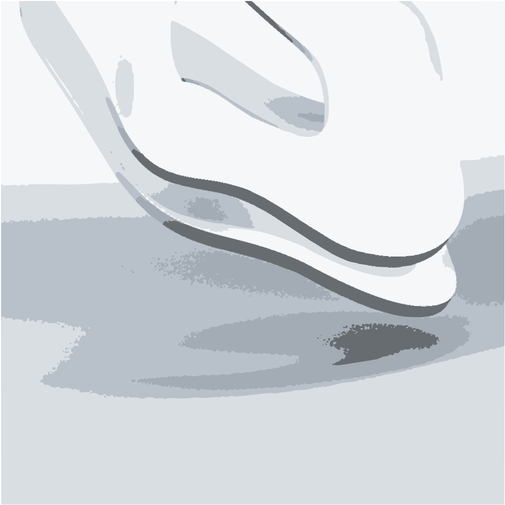 White And Black Apple Magic Mouse converted to vector
