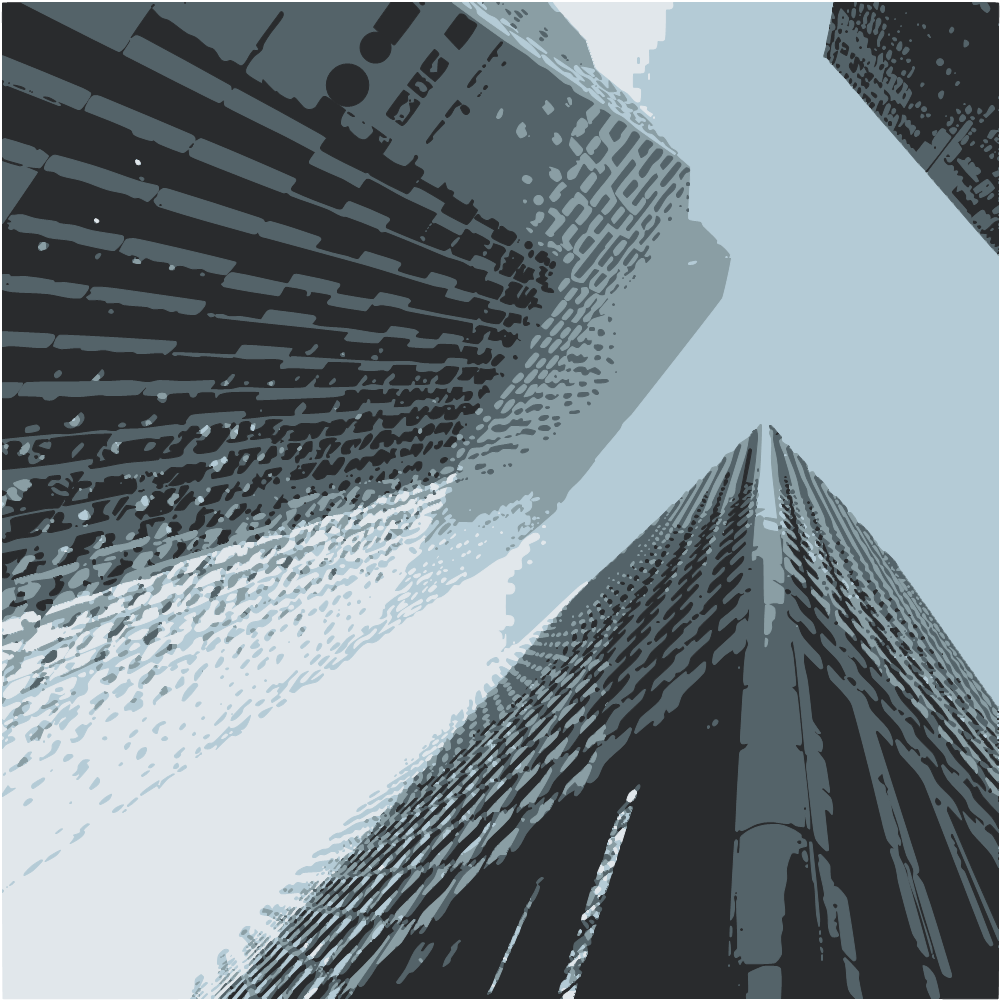 Low Angle Photography Of High Rise Buildings converted to vector