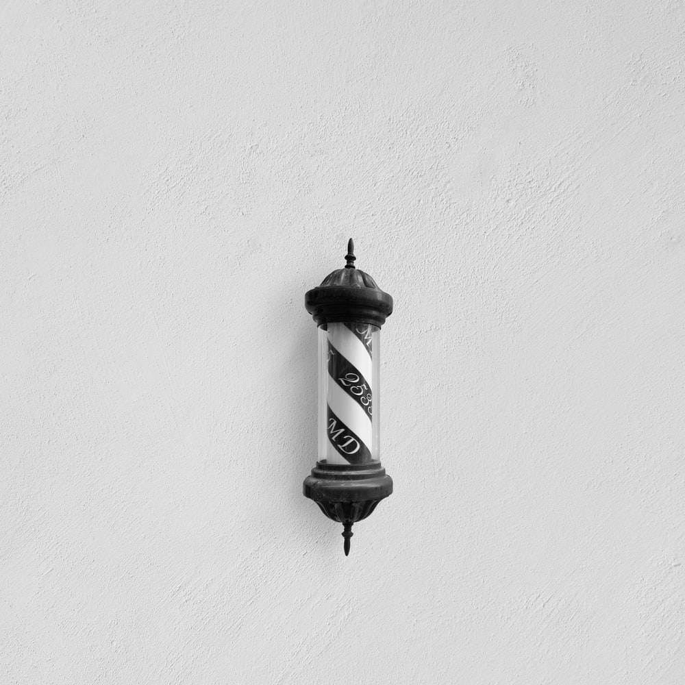 Black And White Wall Lamp raster image