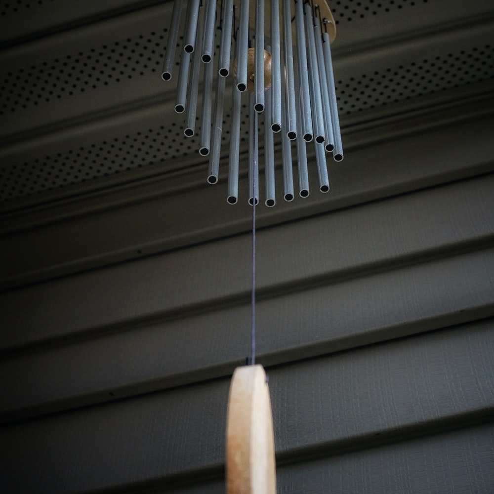 White And Silver Wind Chime