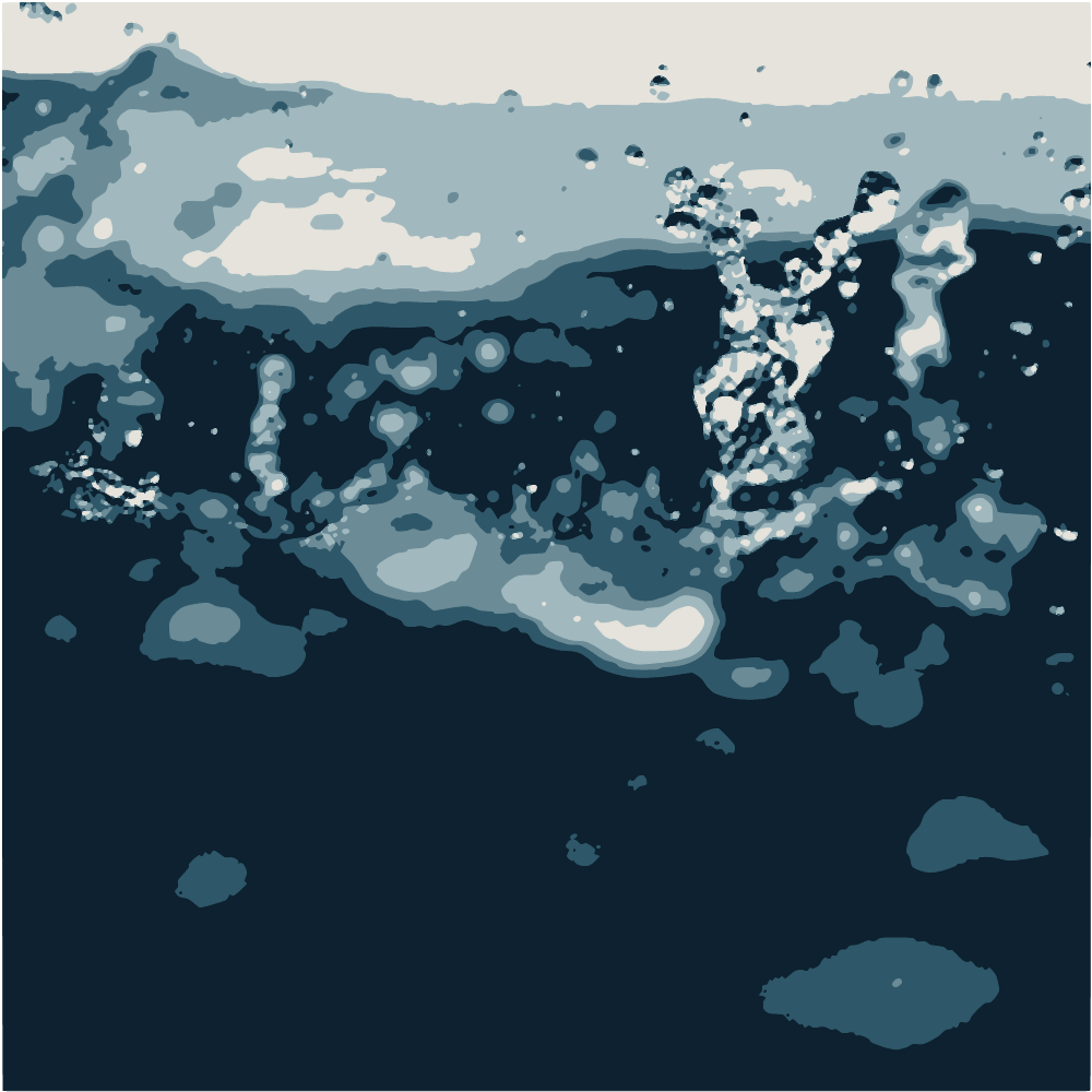 Water Splash On Black Surface converted to vector