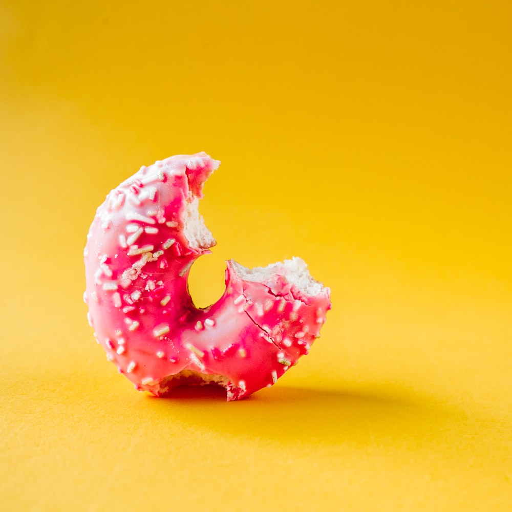 White And Red Heart Shaped Ornament